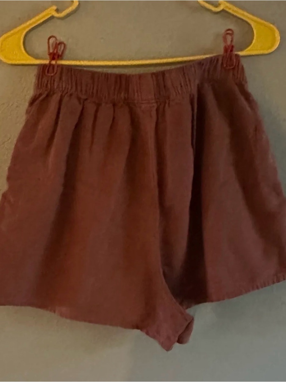 Rhythm Classics Linen Beach Shorts • Rust Terracotta Boho Coastal • US 6 / EU 10 - Picture 3 of 3